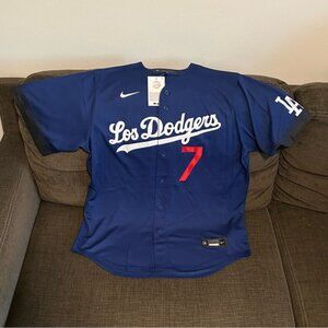 Nike Authentic Los Angeles Dodgers City Connect Julio Urias Jersey Men’s Sz: L